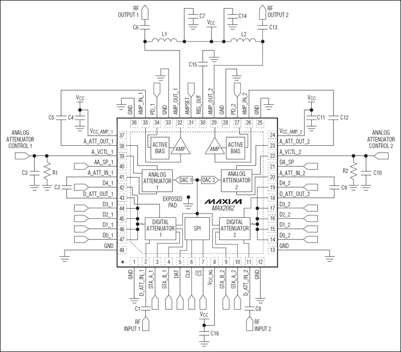 MAX2062: Typical Application Circuit