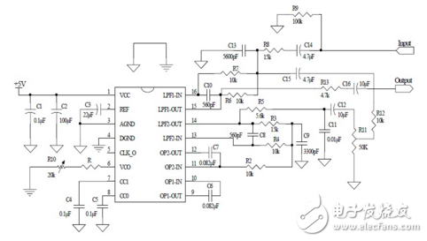 混响处理器CD2399中文资料详细_引脚图及功能_内部结构及应用电路