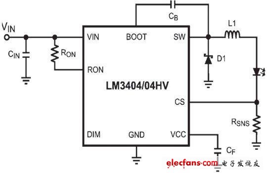 LM3404应用电路图