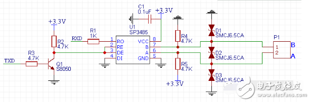 sp3485推荐电路（几款收发芯片sp3485电路）