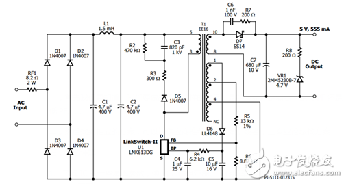 常见led驱动电源电路设计大全（十款电路设计原理图详解）
