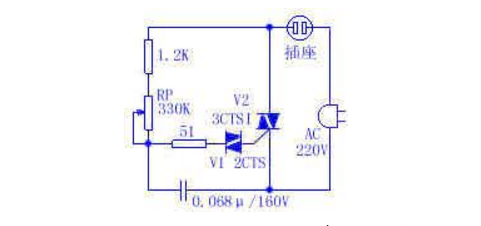 12v单向可控硅触发电路图（可控硅控制电路的制作13例）