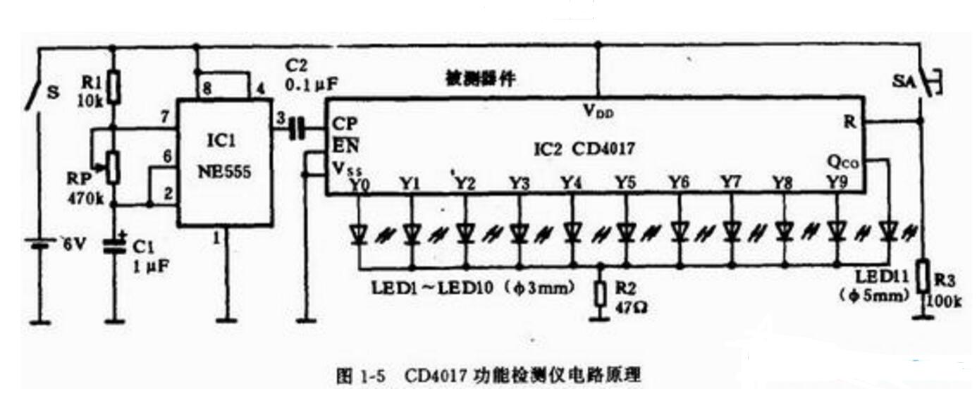 cd4017应用电路图