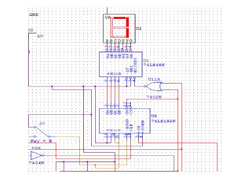 74LS148的4路抢答器