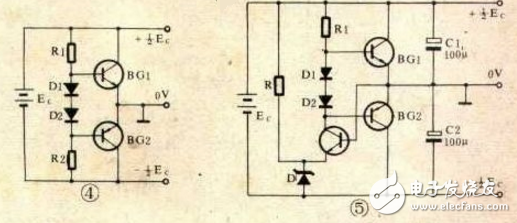 单电源转双电源电路图大全（压跟随器/振荡器/时基电路555无稳态电路）
