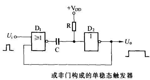 单稳态触发器电路图大全（555/LM324/晶体管/时基电路）