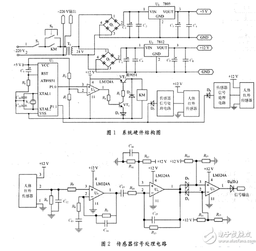 lm324应用电路大全（温度控制器/振荡器/带通滤波器/断电保护）