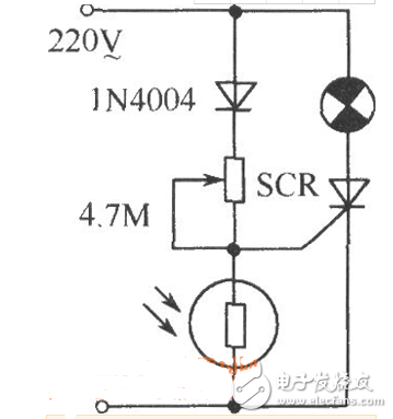 220v光控开关电路图大全（可控硅/继电器/单敏感器光控开关电路详解）