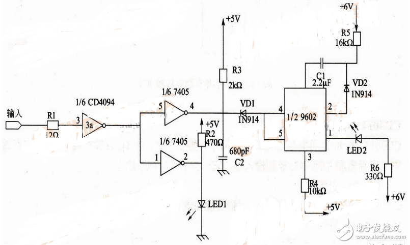 cmos反相器电路图大全（CD4069/振荡器/报警器传感器电路详解）