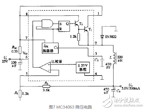 mc34063应用电路图大全（升压电路/降压电路）