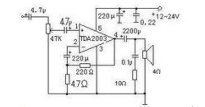 tda2003功放电路图大全（四款tda2003功放电路）