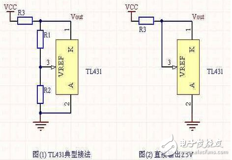 tl431可调电源电路图分析 tl431几种不常见的接法