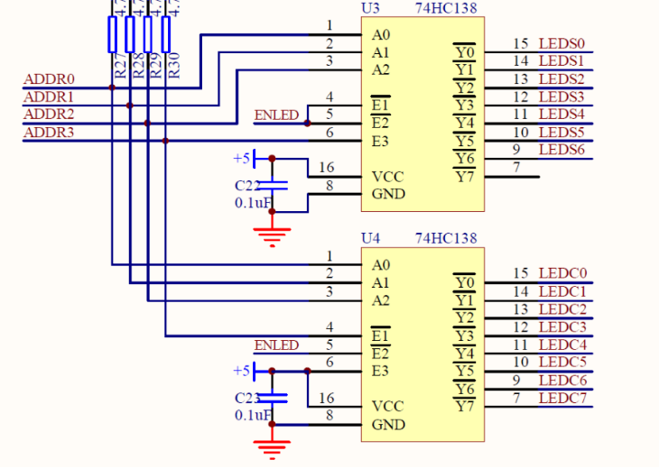 74hc138电路图汇总分析 74hc138在电路中的作用