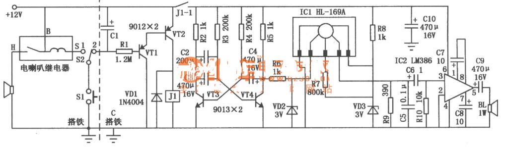 语音喇叭电路图