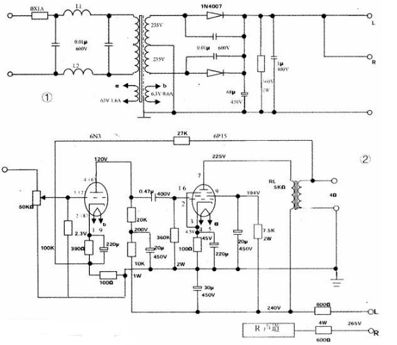 电子管6p15应用电路图（四款模拟电路设计原理图详解）