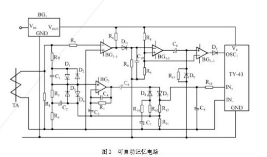 采用ICL7107实现测量值自动记忆电路