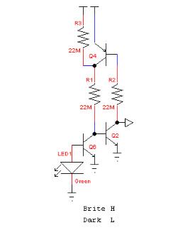 LED光敏传感器电路图大全（十二款LED光敏传感器电路设计图）