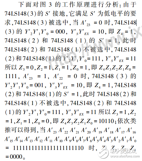 8-3线优先编码器74LS148的级联分析