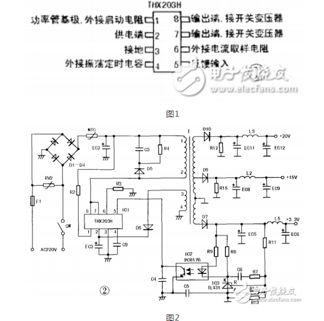 THX203H系列数字卫星接收机电源原理与检修