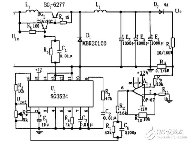 大电流恒流源电路图大全（LM393/SG3524/L296/稳压电源）