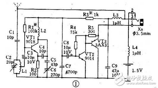 晶体管收音机电路图大全（超外差式/CMOS/变频电路详解）