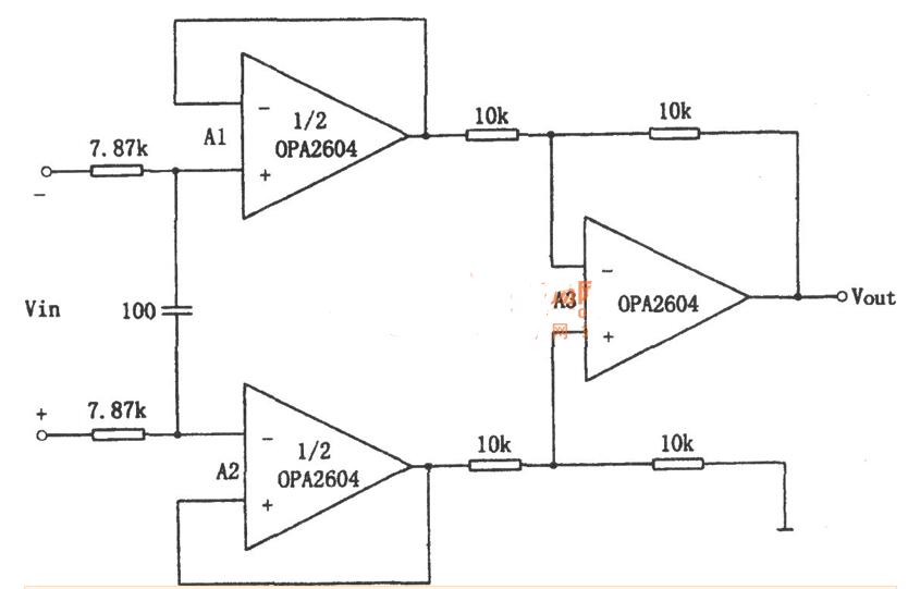 opa2604应用电路图大全（六款OCL功率放大器/耳机功放/低通滤波器电路）