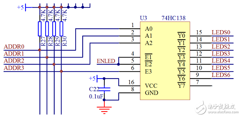 74hc138电路图汇总分析 74hc138在电路中的作用