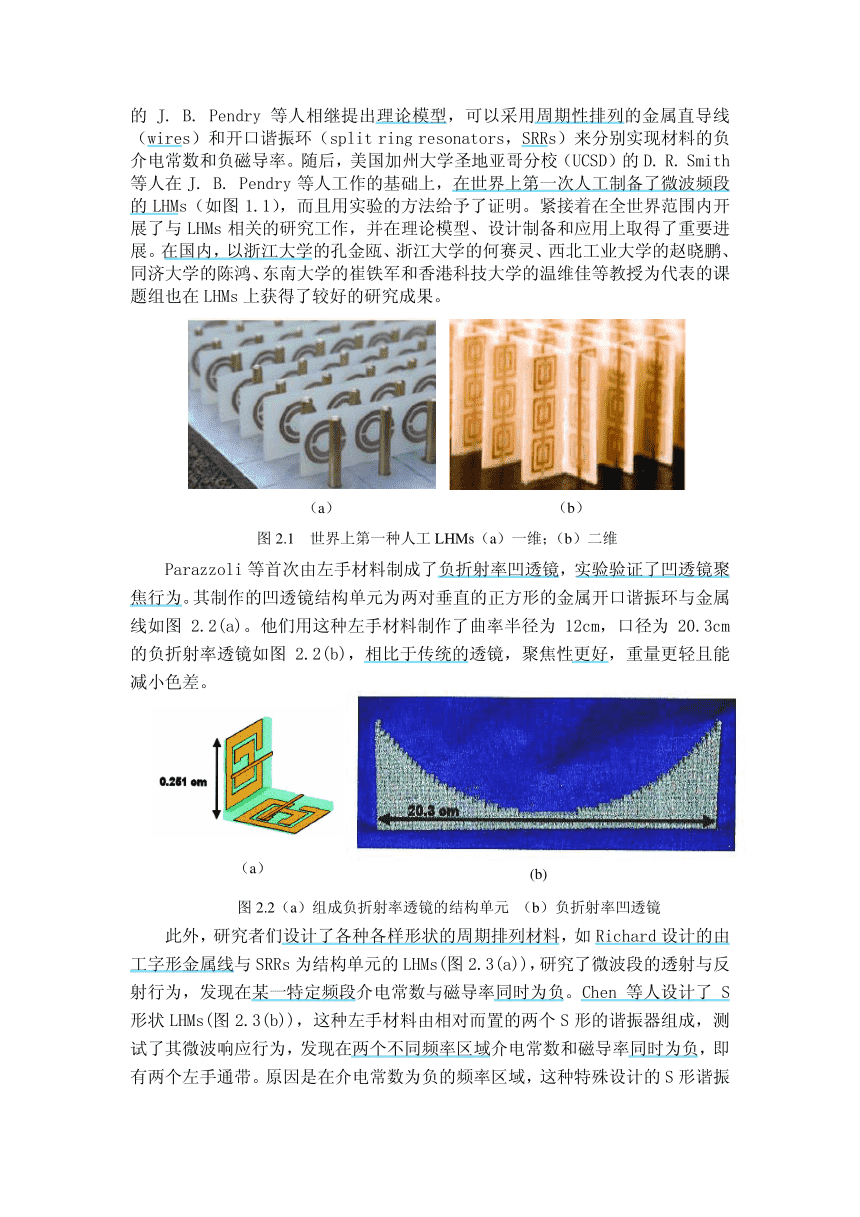 左手材料发展历史,左手材料性质,发展前景等信息资料