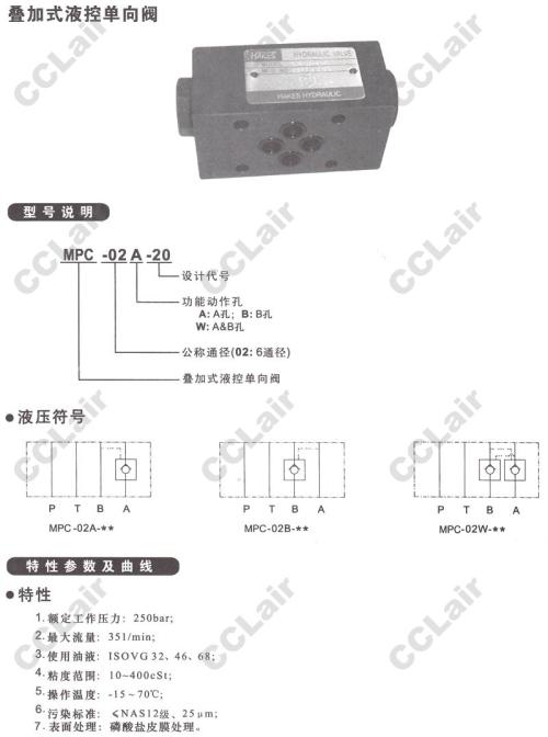 叠加式液控单向阀动作原理 叠加式液控单向阀典型应用