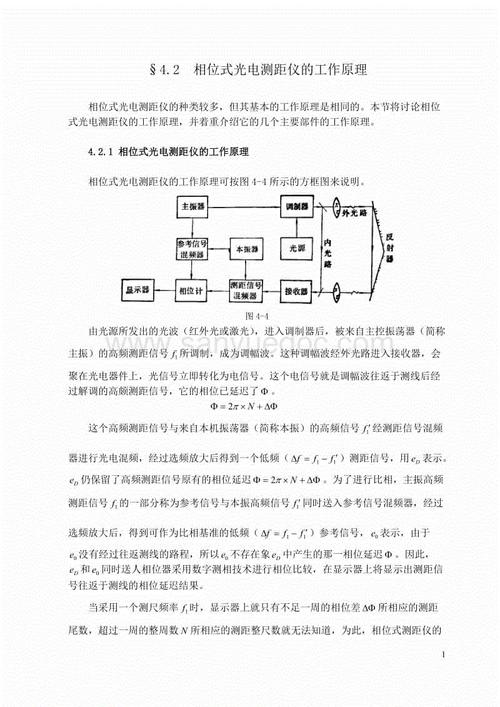 相位式光电测距仪原理 相位式光电测距仪组成详解