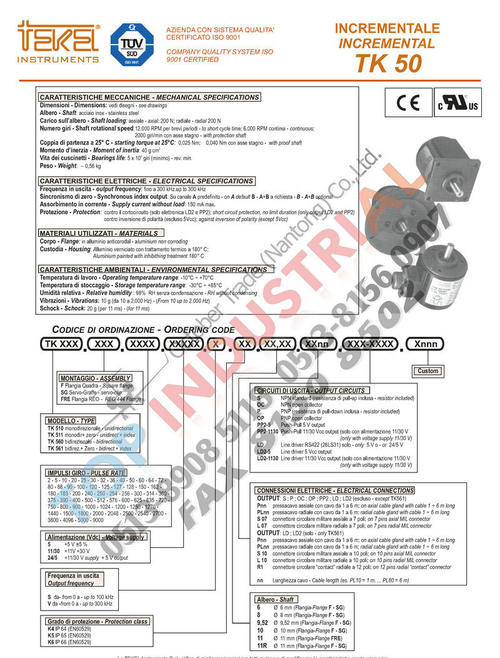 TEKEL编码器分类 TEKEL编码器技术参数