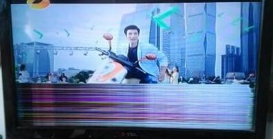 电视出现横条纹怎么修？